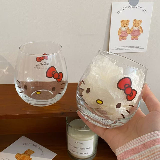 Hello Kitty Glass Cup
