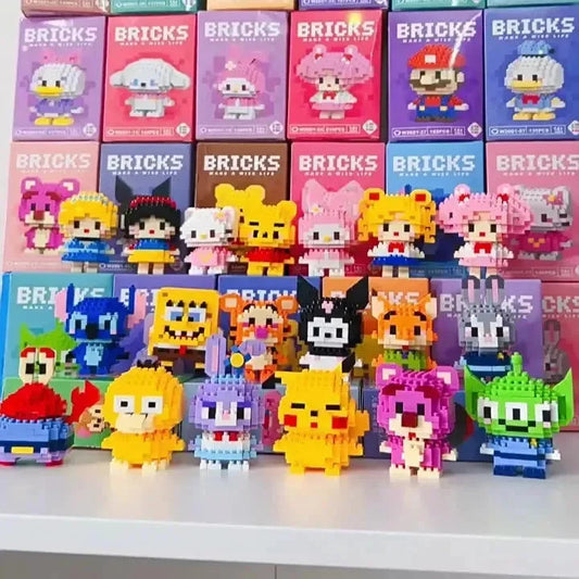 Budget Friendly Bricks Pixel Characters Building Blocks