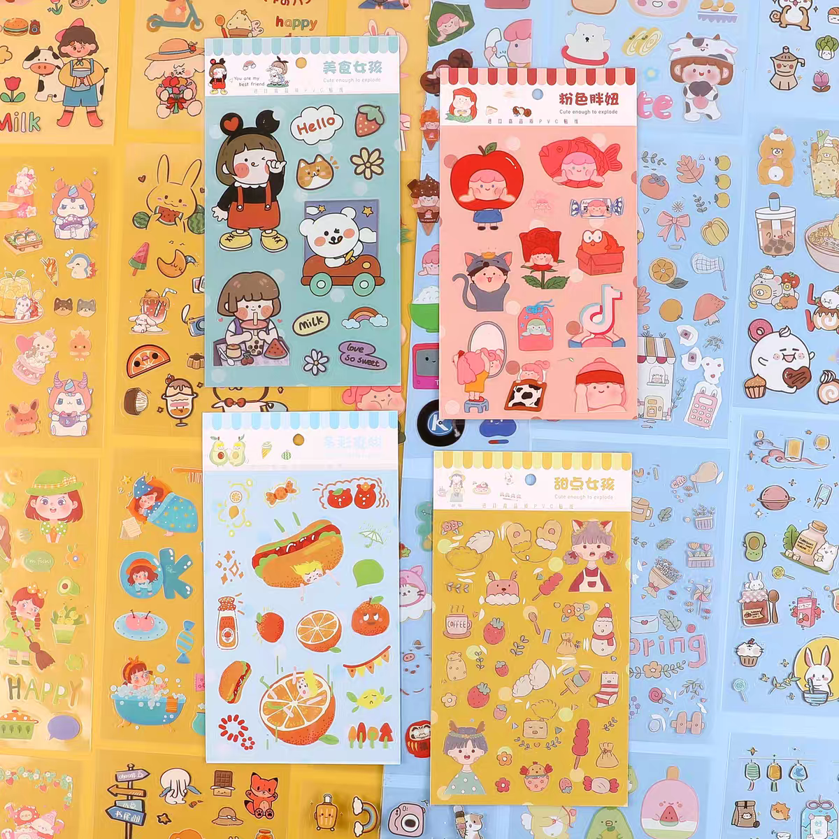September Kawaii 6 Sticker Sheets