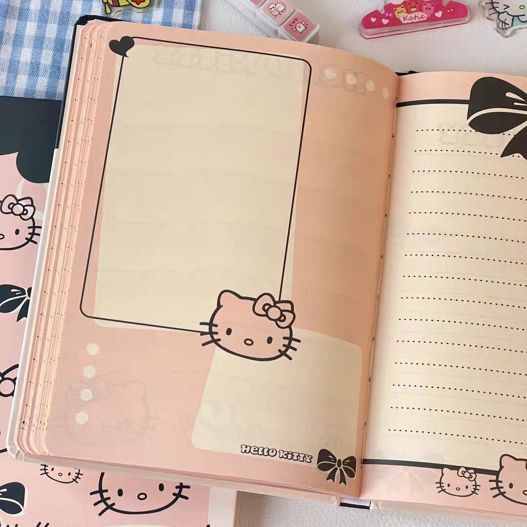 Blush and Bows Hello Kitty A5 Notebook / Journal / Diary