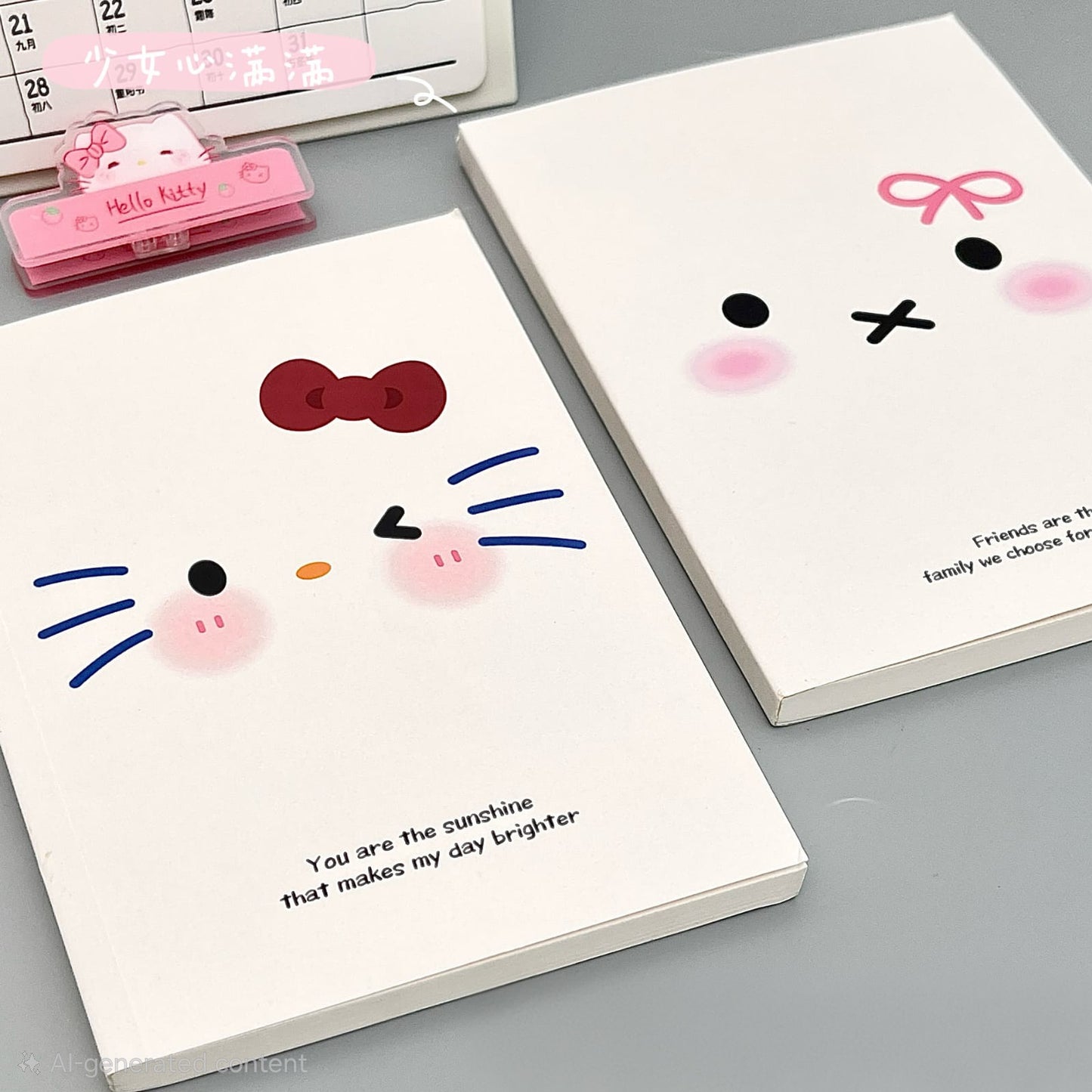 🎀 Hello Kitty & Miffy Kawaii Softcover A5 Notebook Journal Diary