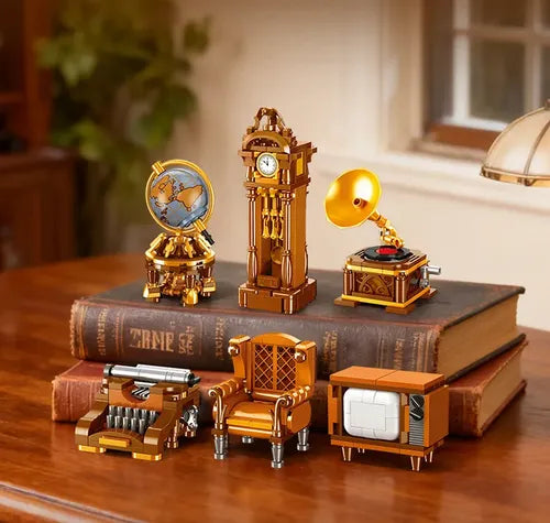 Vintage Miniature Building Blocks 🕰️🎶