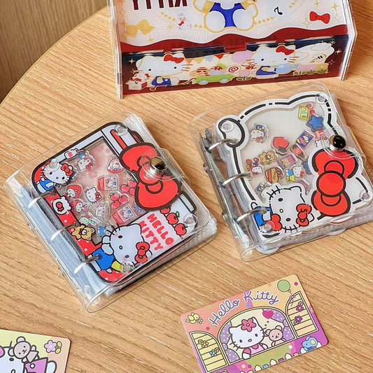 Hello Kitty 3 Ring Shaker Charms Photo Card Binder Sanrio