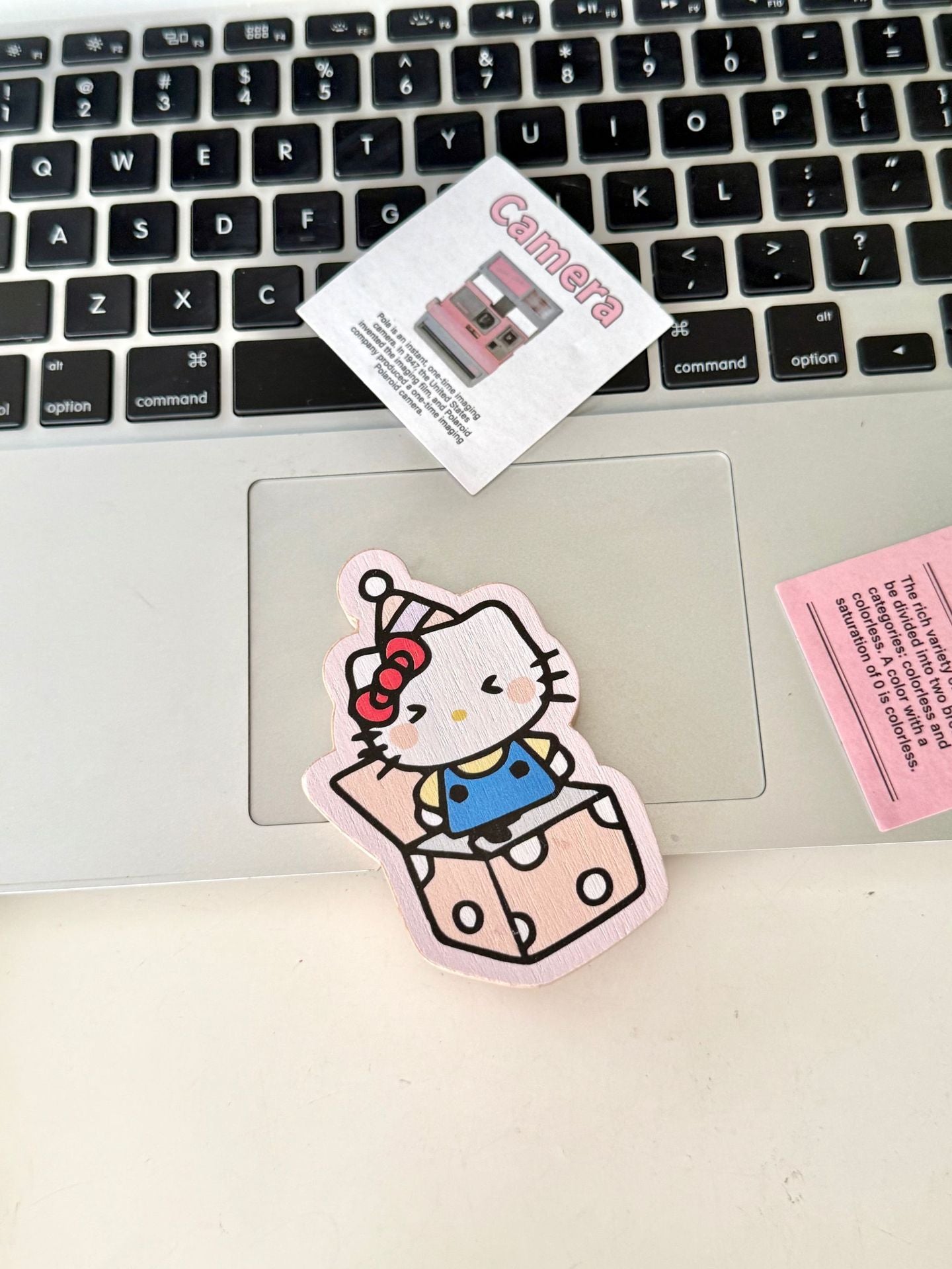 Kawaii Pastel Hello Kitty and Miffy Wooden Fridge Magnets with Bottle Opener