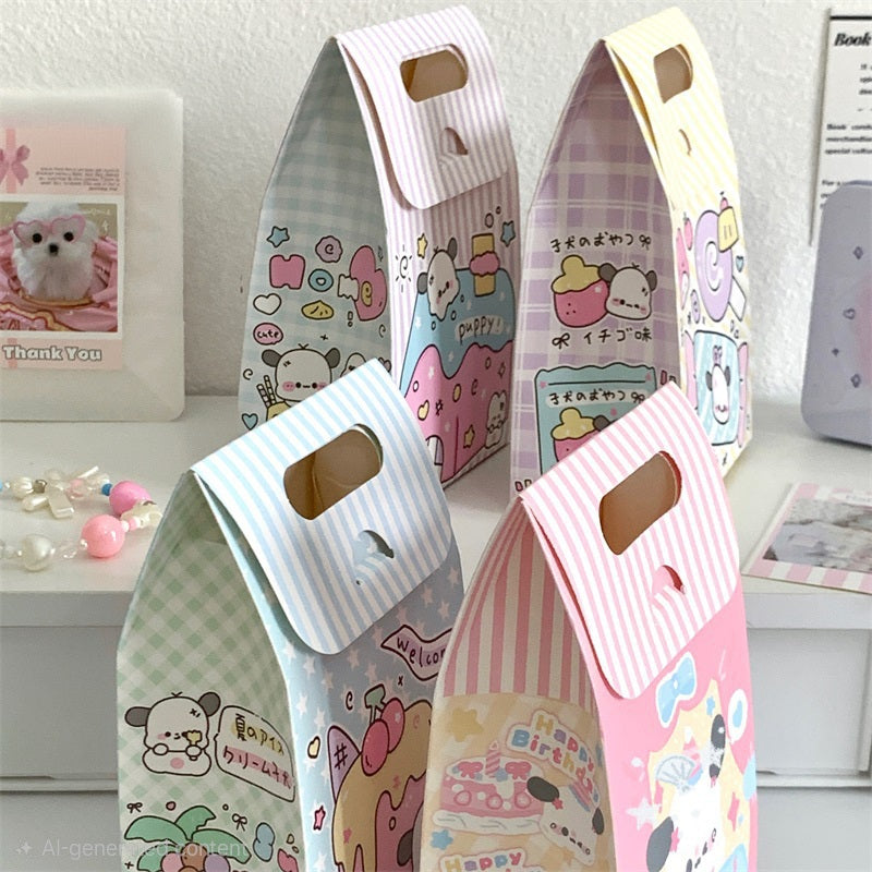 Kawaii Treat Gift Box Bag – Cute Paper Gift Packaging