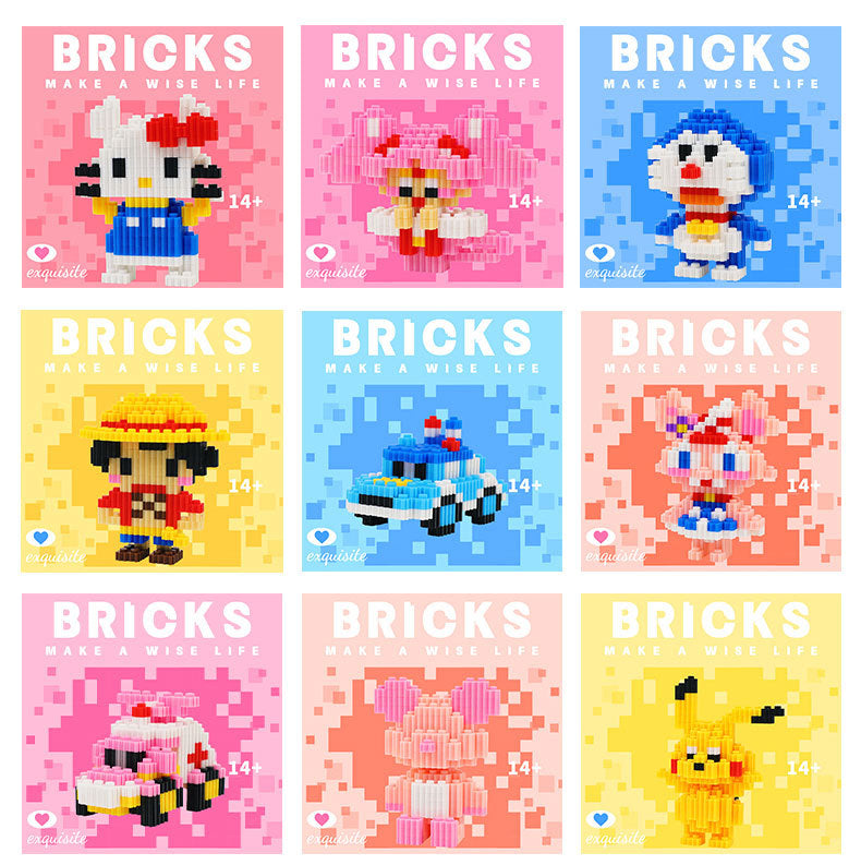 Budget Friendly Bricks Pixel Characters Building Blocks