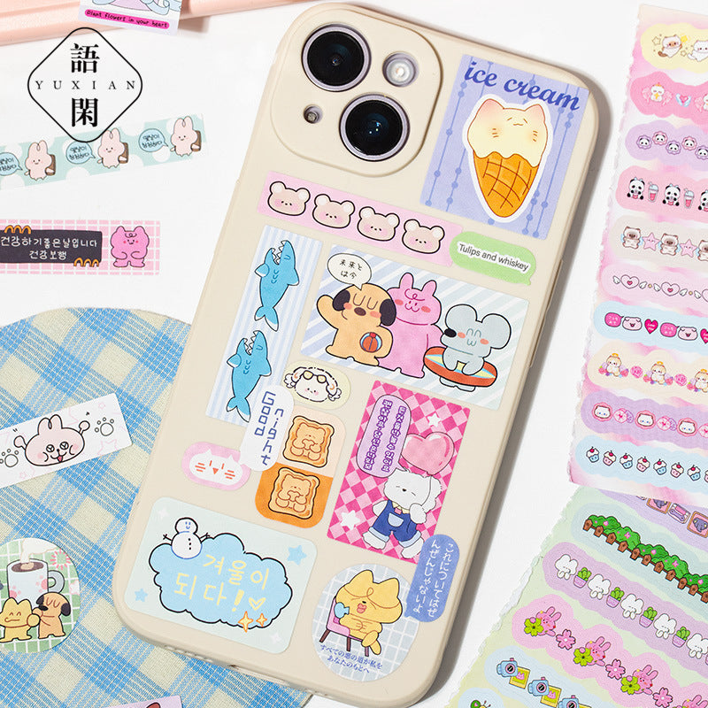 🍰 Chapsal Squad Sticker Book – Sweet, Squishy & 300+ Stickers of Cuteness! 🐰💖