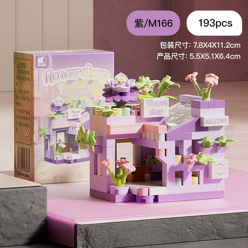 Flower Shop Mini Building Blocks Lego Collectibles Bricks