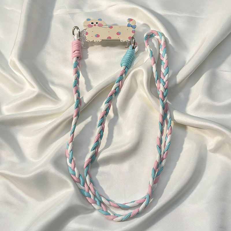 🐶 Cute Puppy Cat Phone Charm Strap Lanyard Fits All Phones📱✨
