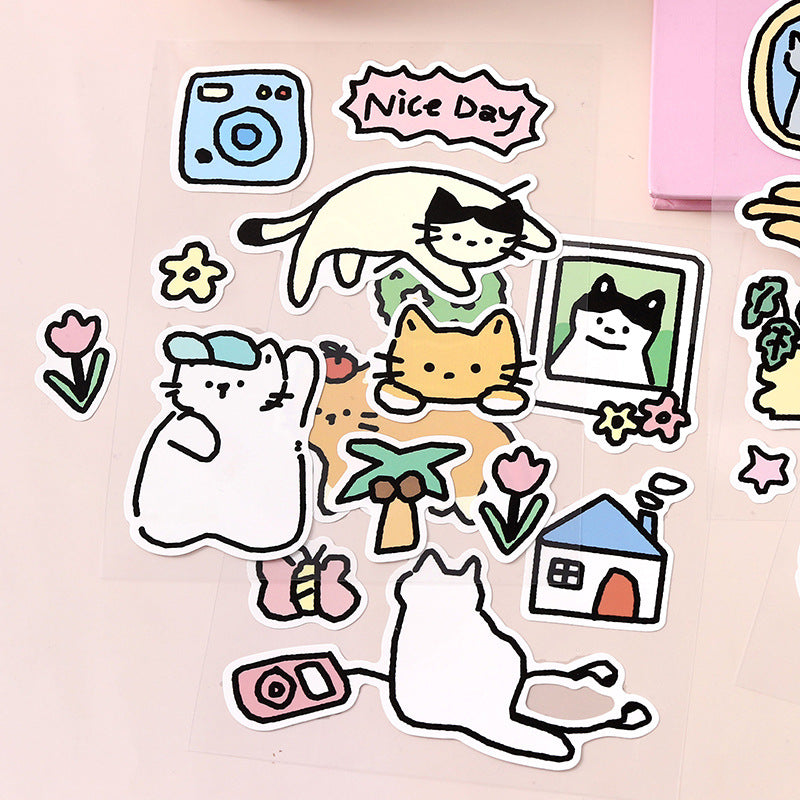 Kawaii Dogs & Cats Laptop Sticker Sheets – 2 Sheets