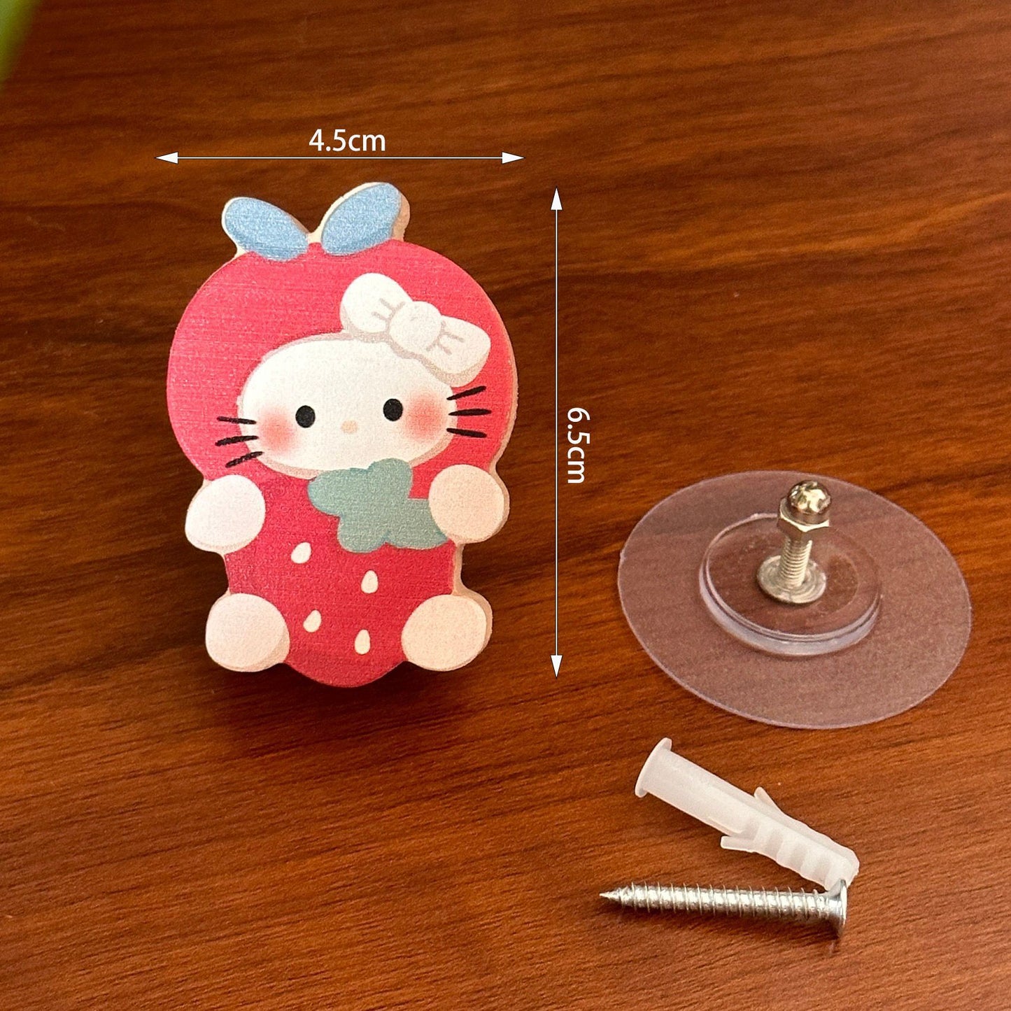 Sanrio Hello Kitty Premium Wooden Wall Hooks