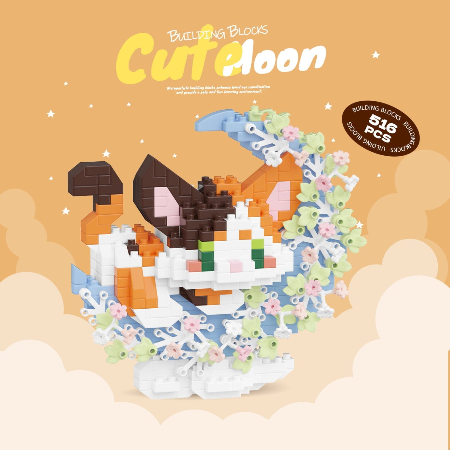 Blooming Animal Building Blocks 🐾✨