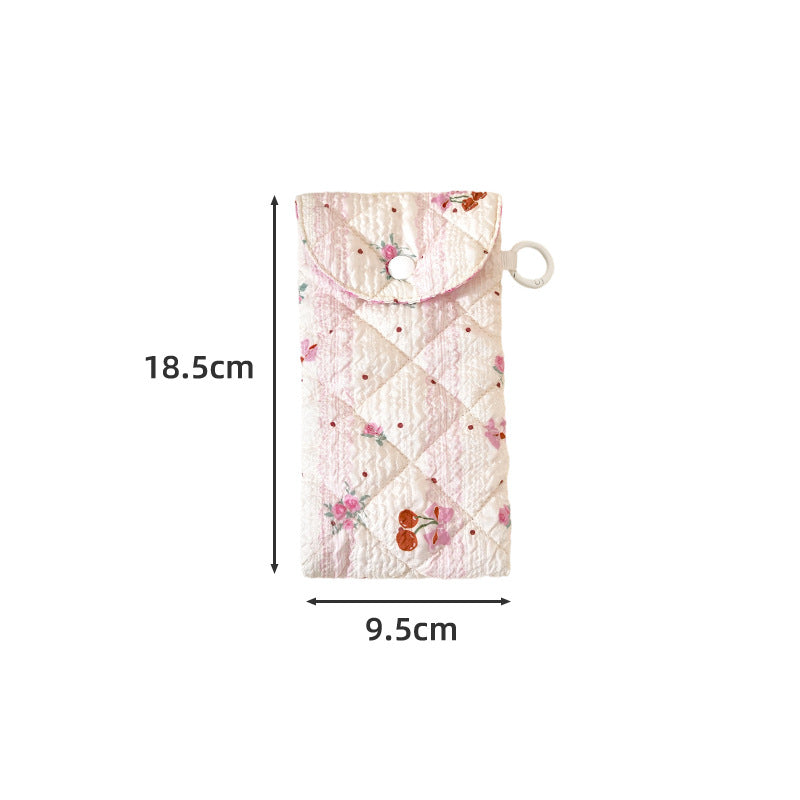 Quilted Floral Glasses Specs Shades Pouch 🌸