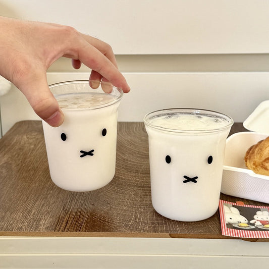 Miffy Face Glass Tumbler