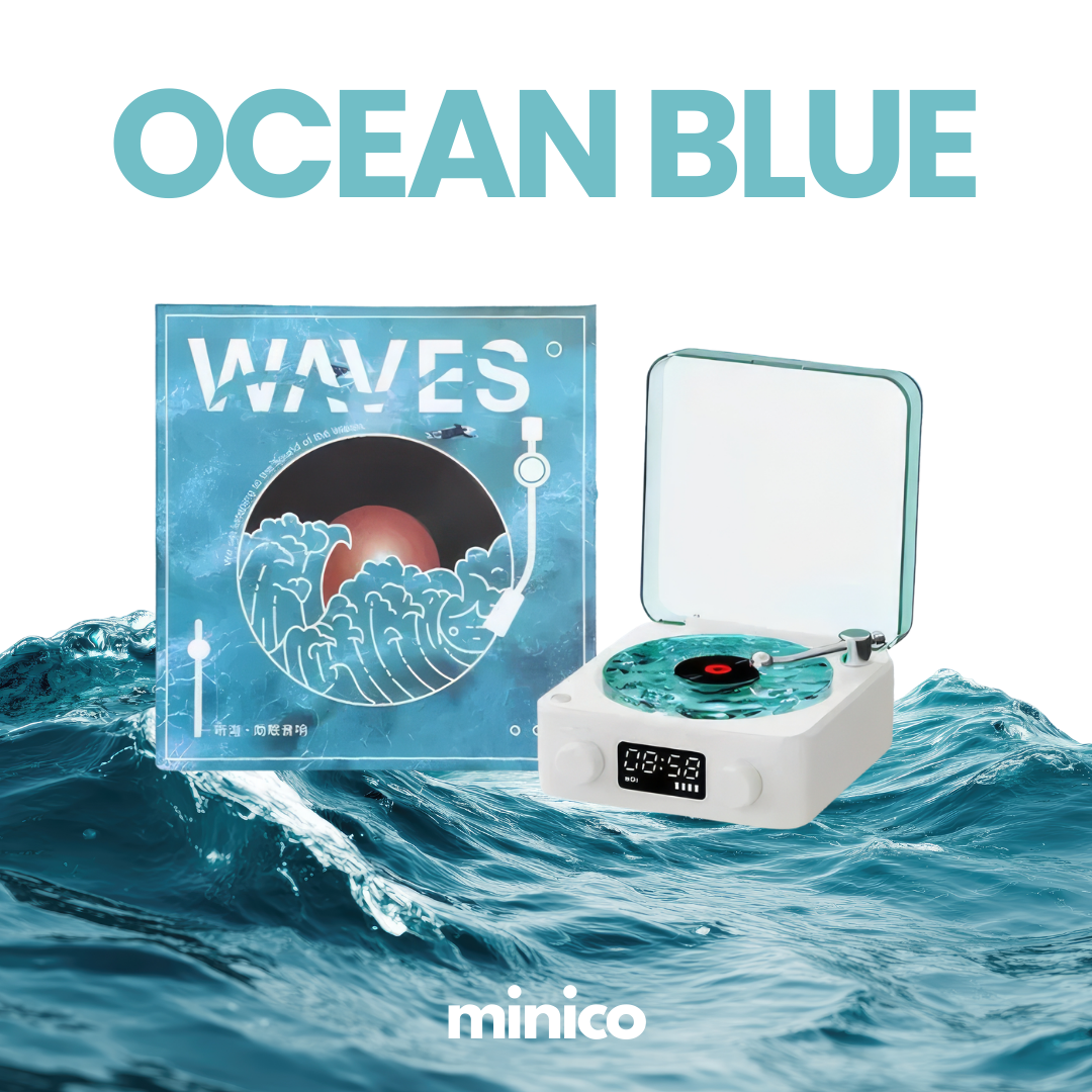 Retro Waves Vinyl Bluetooth Speaker Wireless