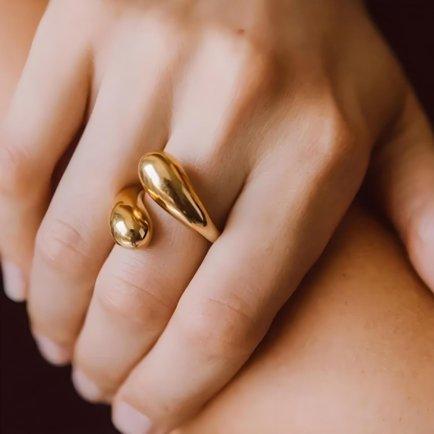 MM2 Chunky Adjustable Gold Ring