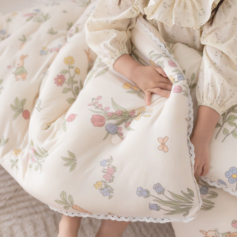 Dreamy Bunny Garden Kids / Adults Jumbo Comforter