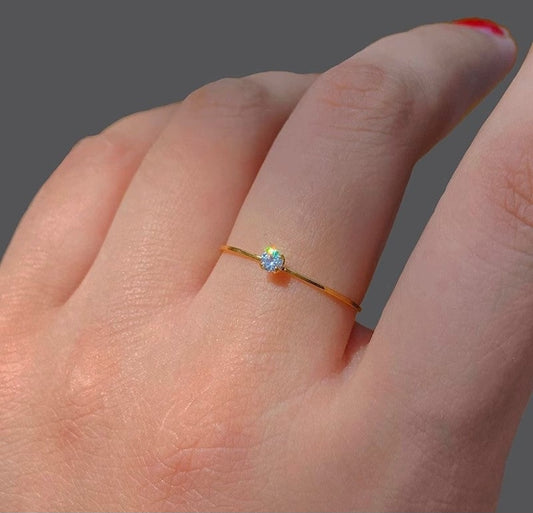 Minimalist Gold Dainty Ring