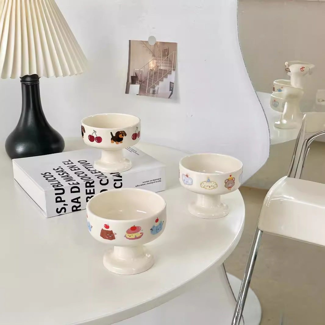 Kawaii Sweet Pals Dessert Bowl Ice Cream