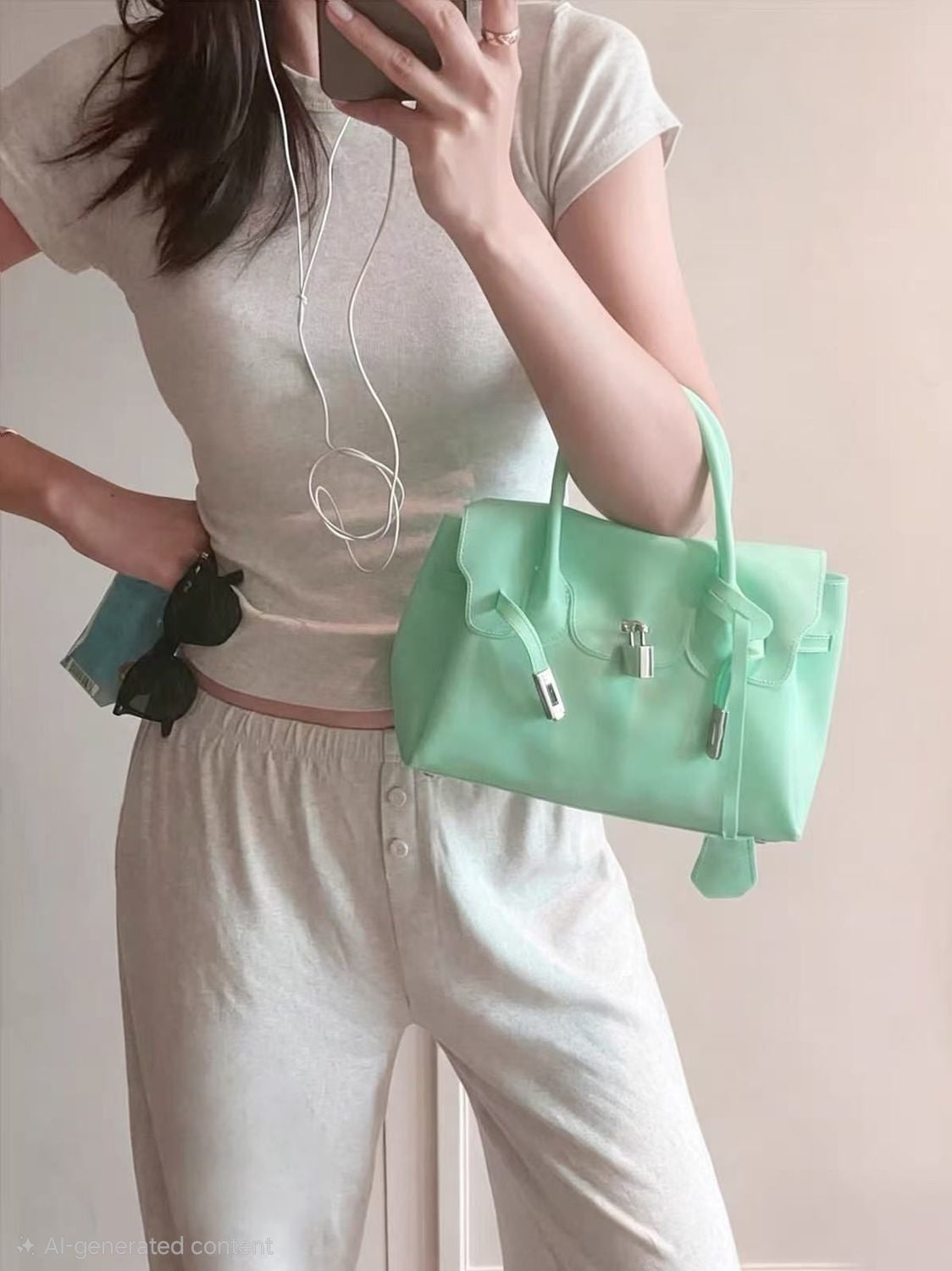 Pre - Order Transparent Jelly Firkin Shoulder Bag