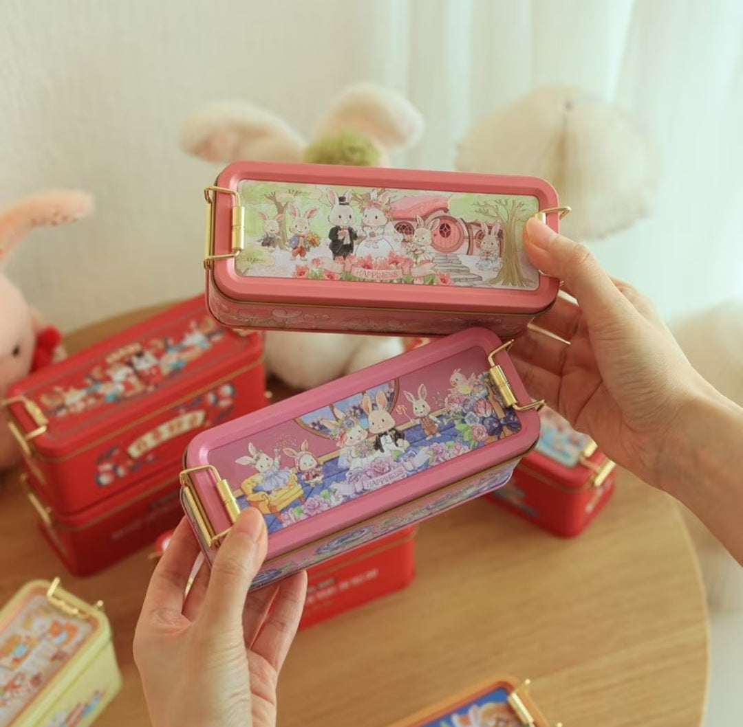 Bunny Tales Tin Storage Box 🐰🎀