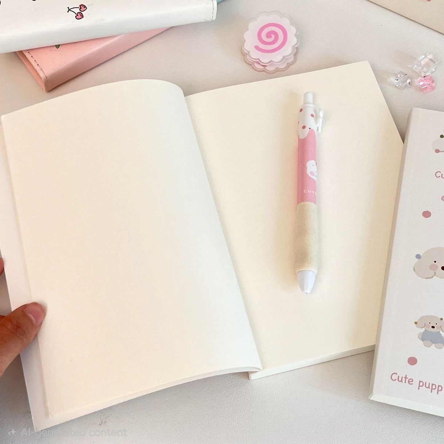 🐶🍞 Sweet & Cute Character A5 Notebook