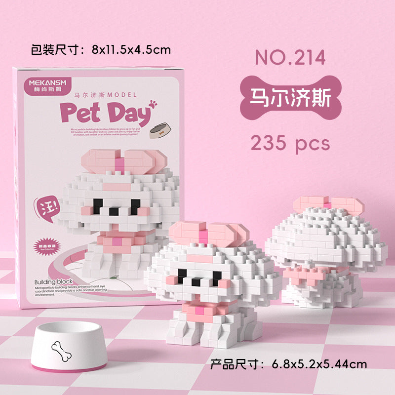 Mekansm Pet Day Dogs and Cats  Mini Building Blocks Lego Bricks