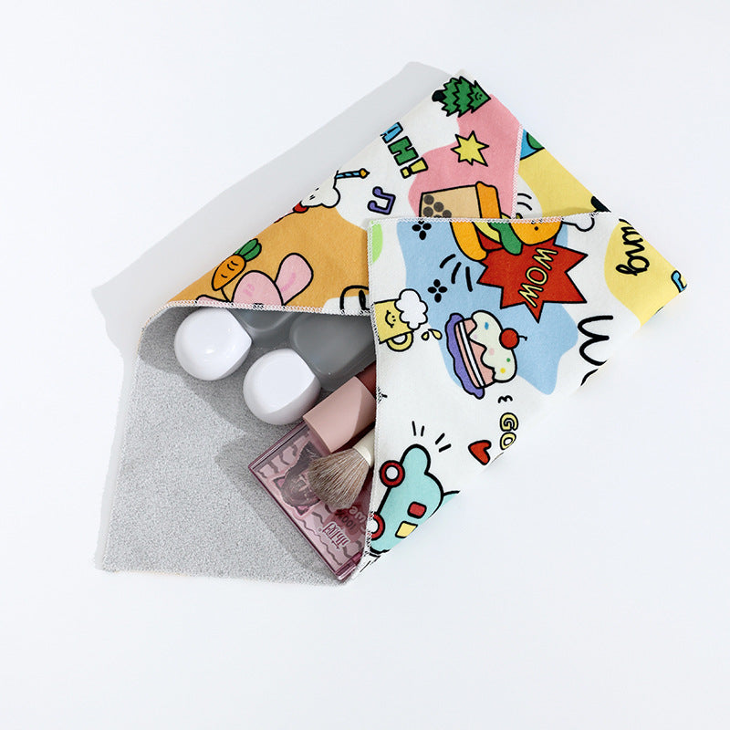 Magic Cloth Makeup Bag Portable Cosmetic Foldable Bag Organiser