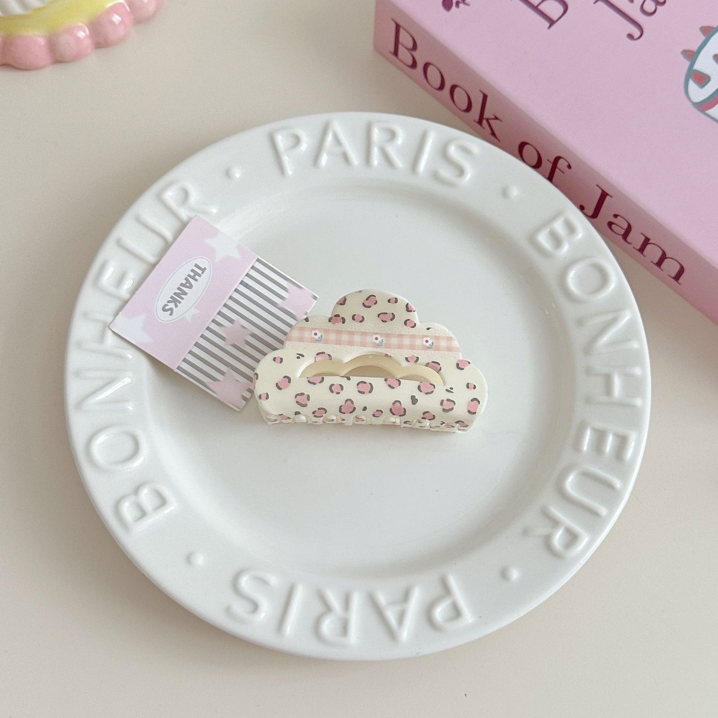 Pastel Kawaii Bow & Floral Hair Claw Clips Clutcher