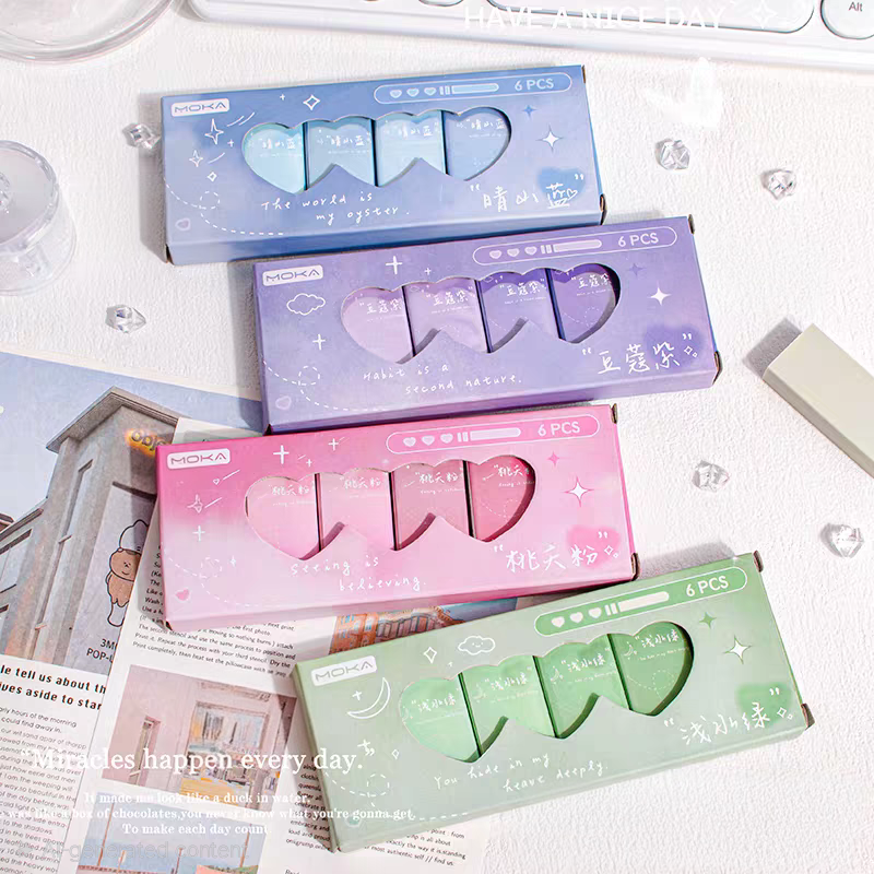 Set of 6 Pastel Dream Erasers Set 🌈