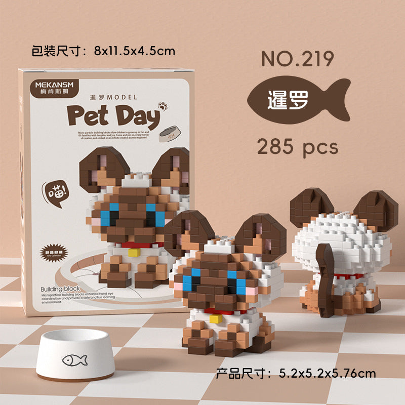 Mekansm Pet Day Dogs and Cats  Mini Building Blocks Lego Bricks
