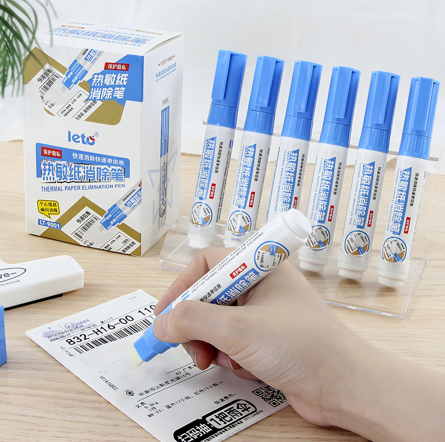 Label Erase Magic Pen Thermal Paper Eraser