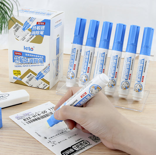 Label Erase Magic Pen Thermal Paper Eraser