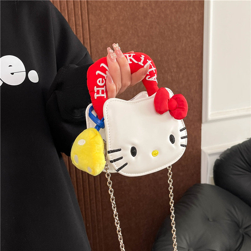 ✨ Hello Kitty Mini Shoulder Bag with Keycharm ✨