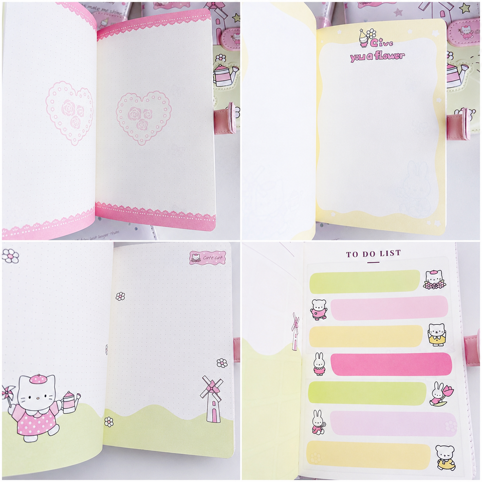 Blossom Bunny Spring Daily A5 Journal & Planner