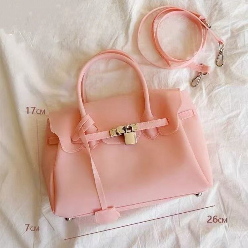 Pre - Order Transparent Jelly Firkin Shoulder Bag