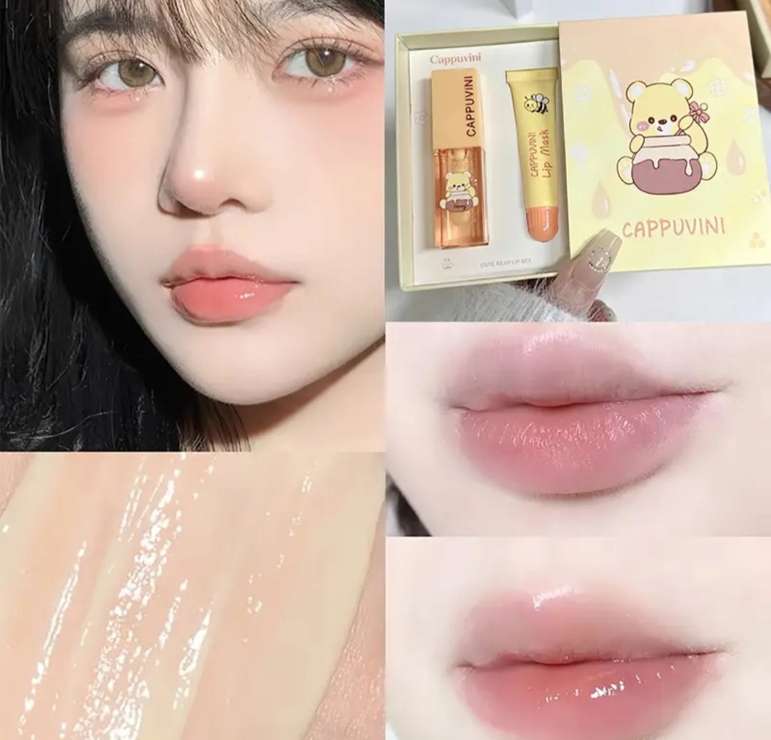 Honey Bear Lip Care Set 🍯🐻