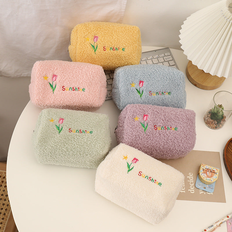 Pastel Makeup Pouch / Stationery Organiser Pouch
